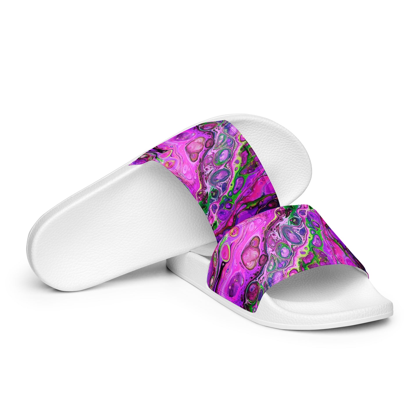 Women's Slides - Fluid Art Design - FA-011D-1