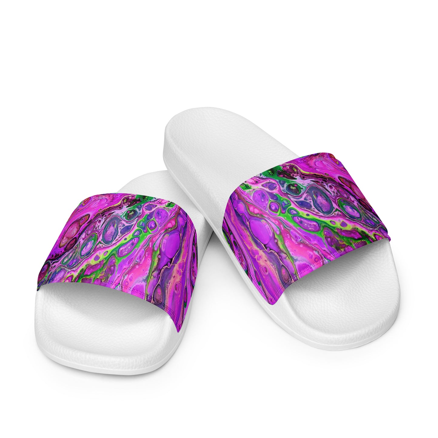 Women's Slides - Fluid Art Design - FA-011D-1