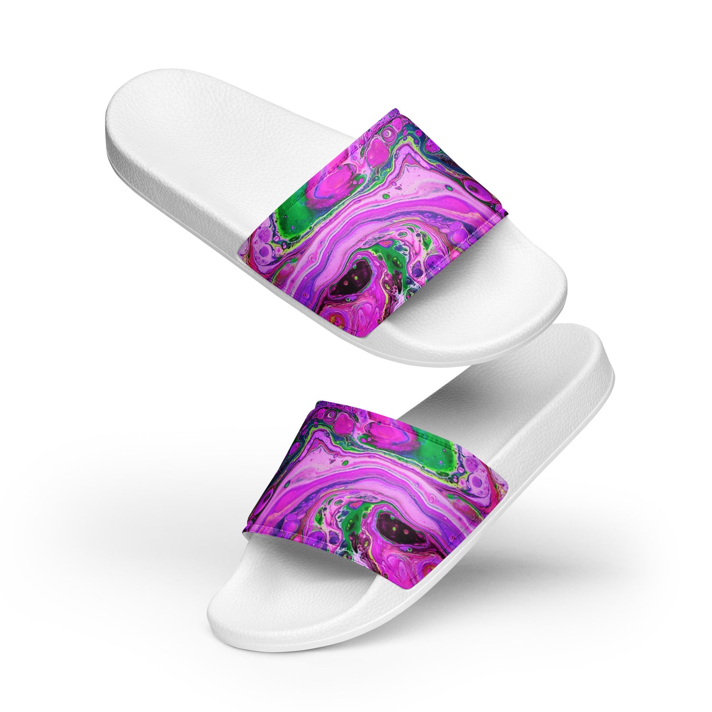 Women's Slides - Fluid Art Design - FA-011D-2