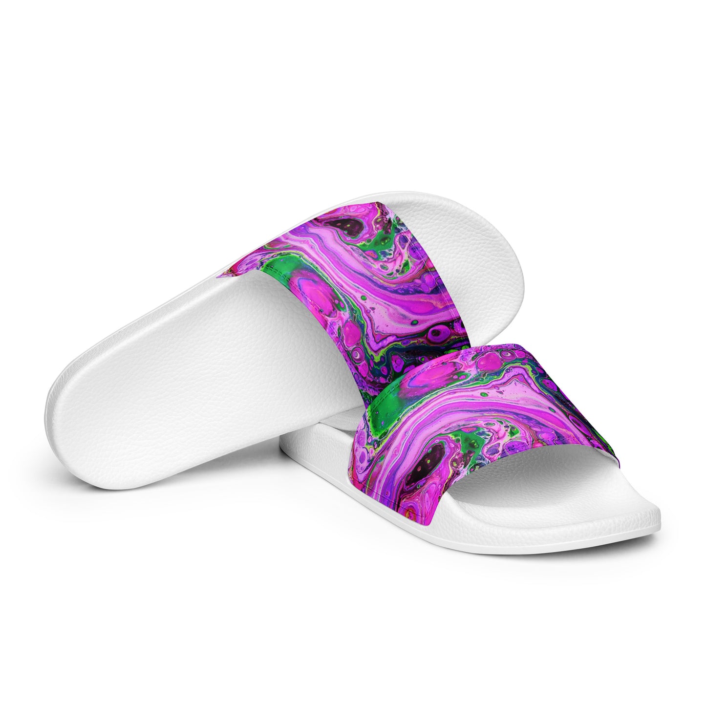 Women's Slides - Fluid Art Design - FA-011D-2