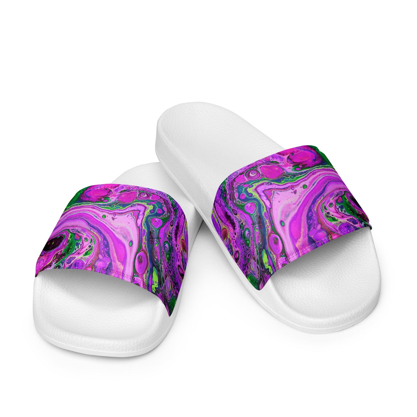 Women's Slides - Fluid Art Design - FA-011D-2