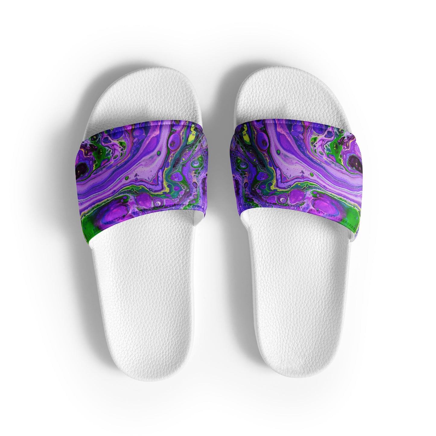 Women's Slides - Fluid Art Design - FA-011C-1