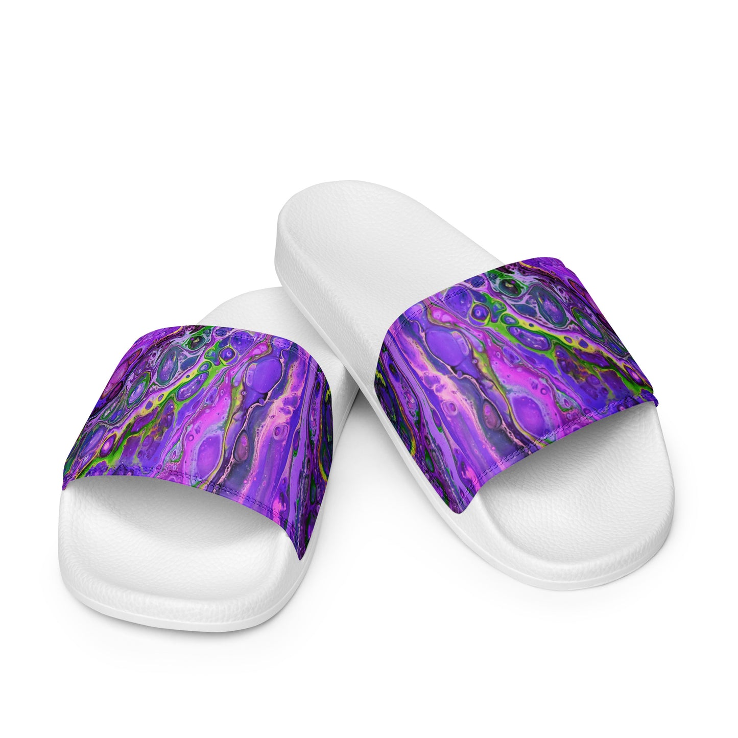 Women's Slides - Fluid Art Design - FA-011C-2