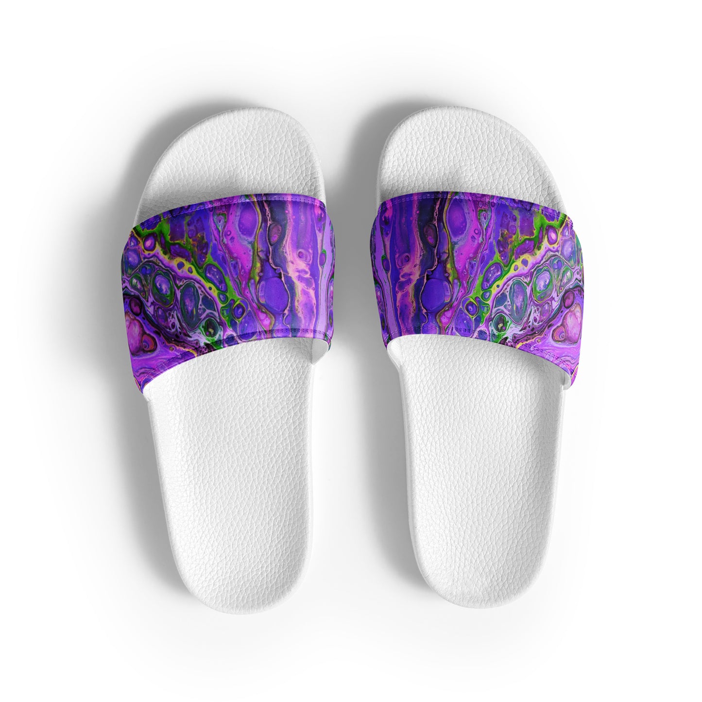 Women's Slides - Fluid Art Design - FA-011C-2