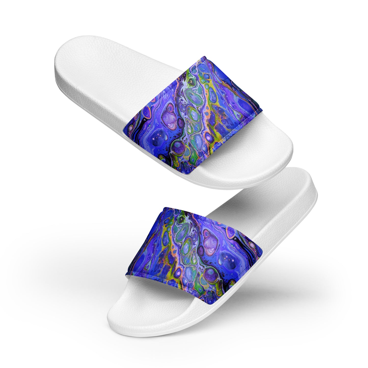 Women's Slides - Fluid Art Design - FA-011B-2