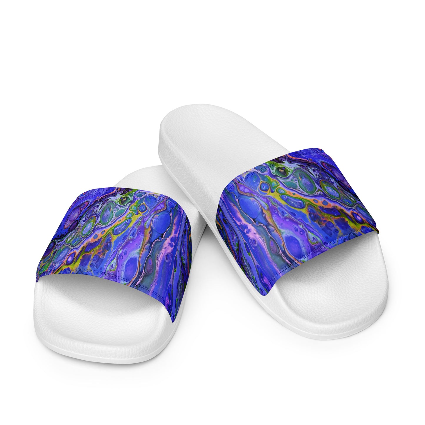 Women's Slides - Fluid Art Design - FA-011B-2