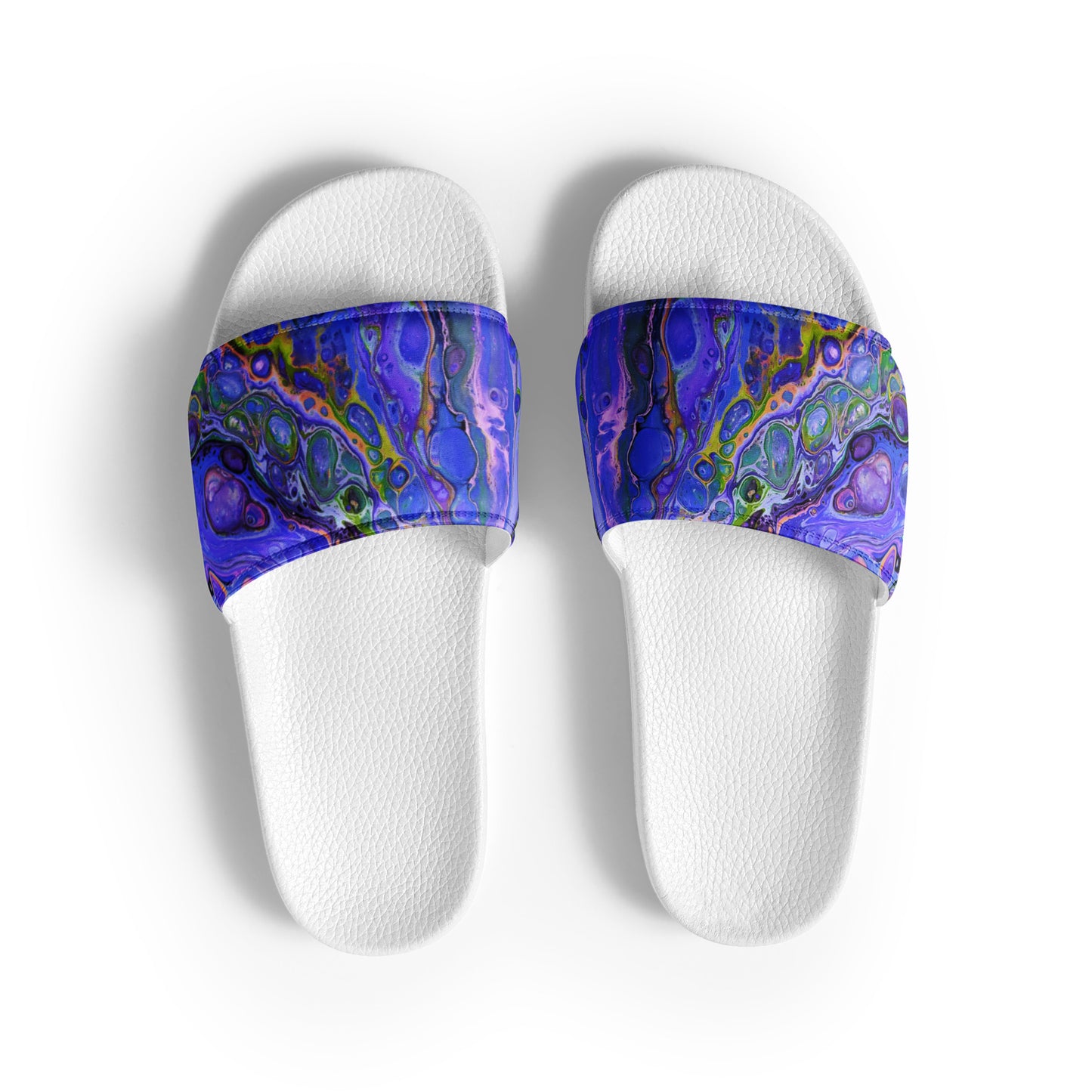 Women's Slides - Fluid Art Design - FA-011B-2