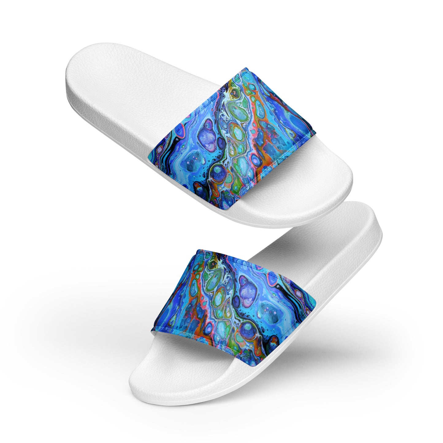 Women's Slides - Fluid Art Design - FA-011A-2