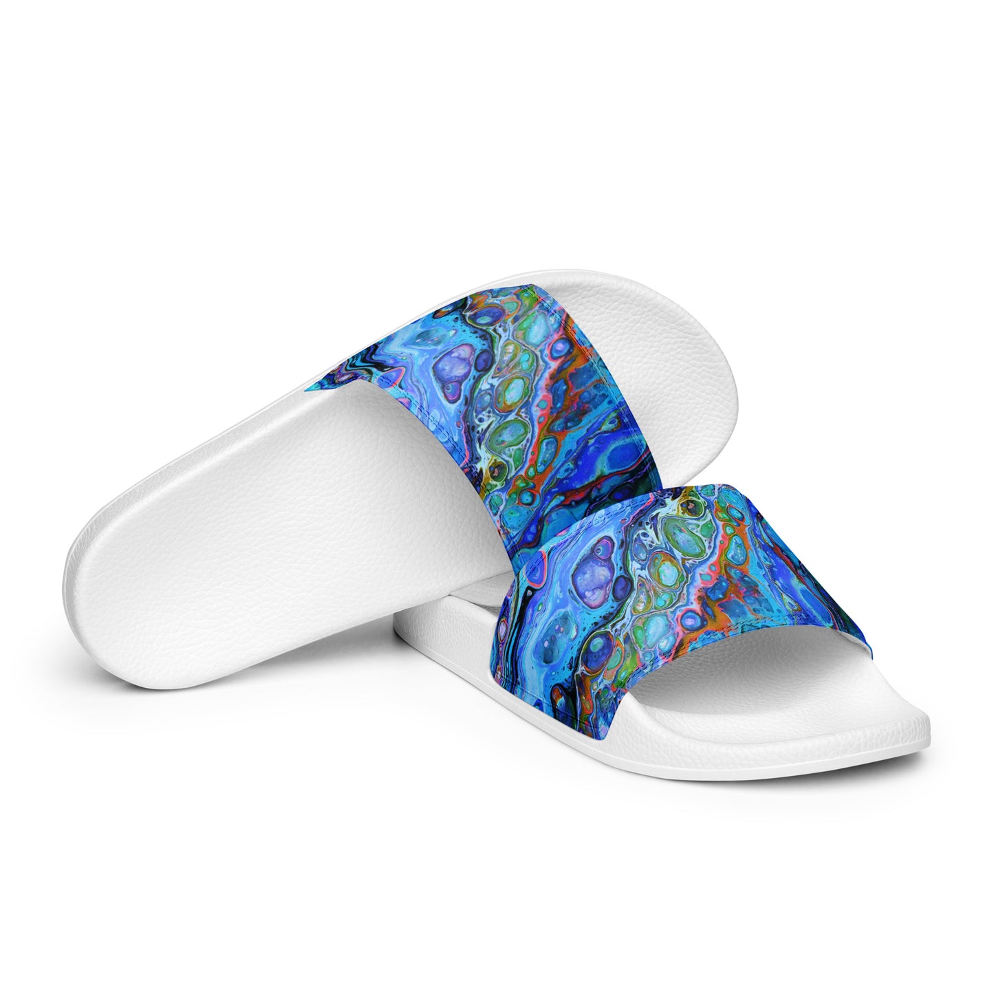 Women's Slides - Fluid Art Design - FA-011A-2