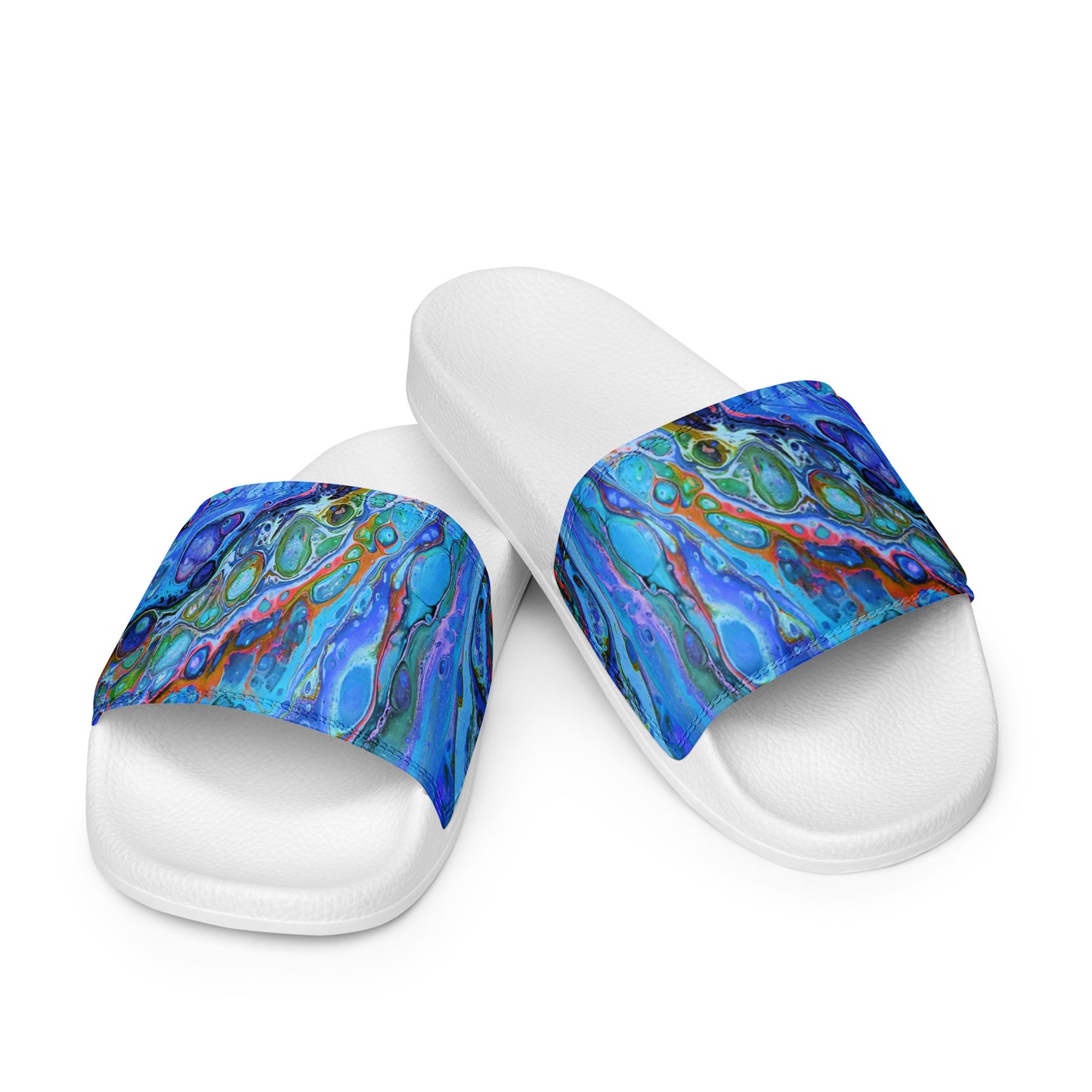 Women's Slides - Fluid Art Design - FA-011A-2