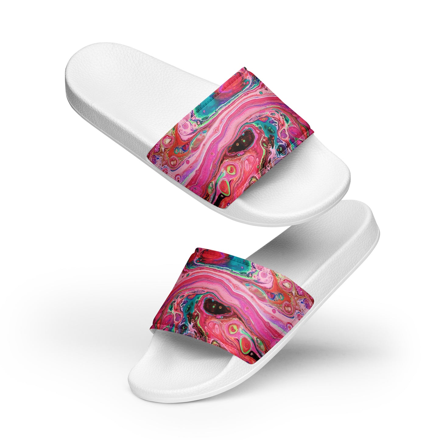 Women's Slides - Fluid Art Design - FA-011-1