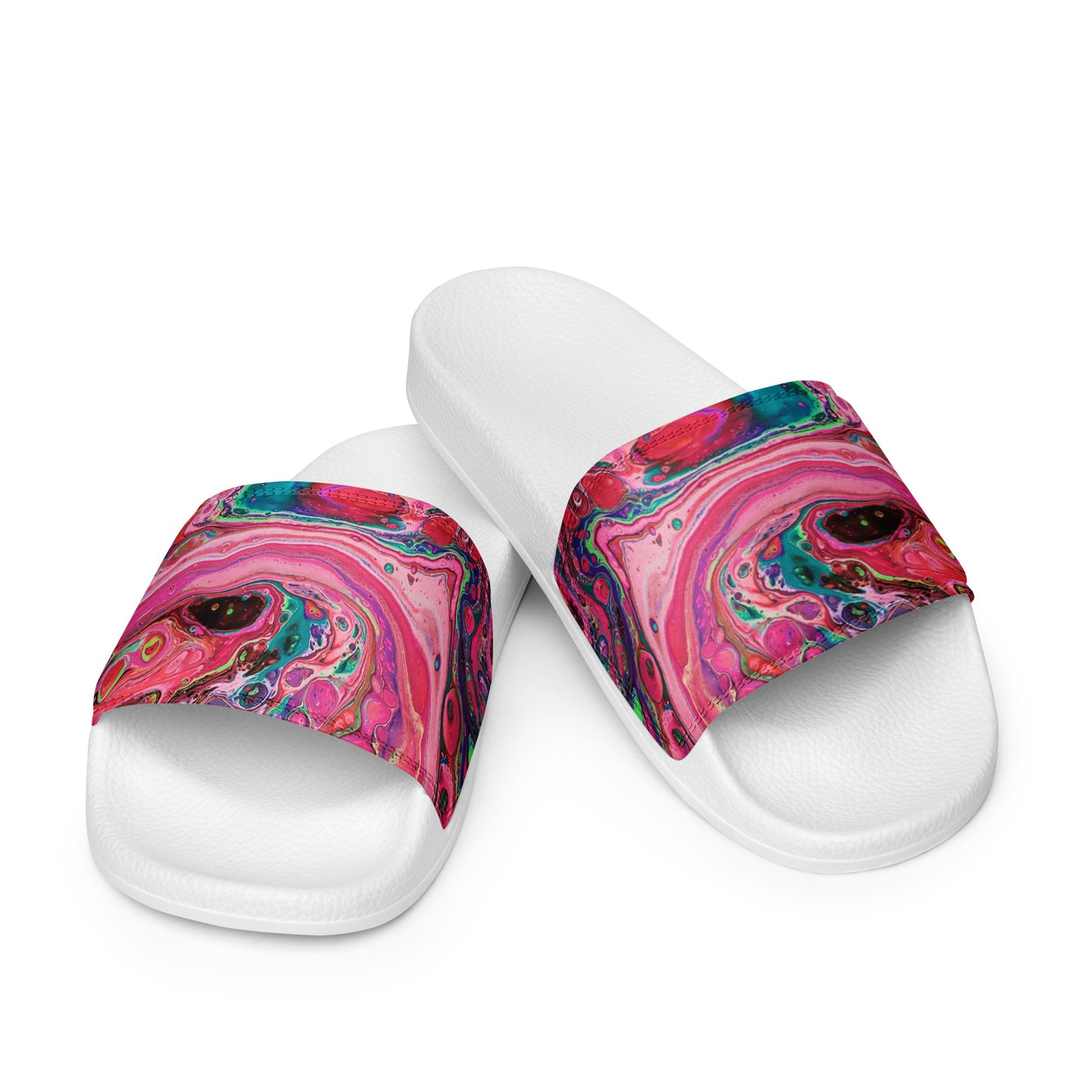 Women's Slides - Fluid Art Design - FA-011-1