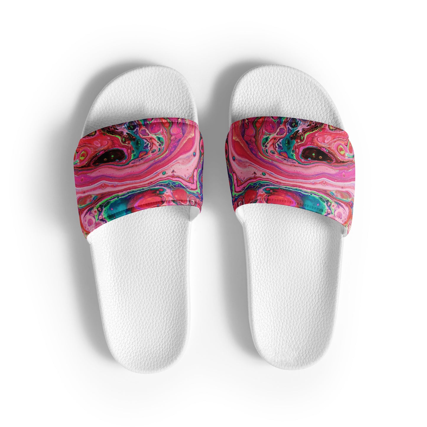 Women's Slides - Fluid Art Design - FA-011-1