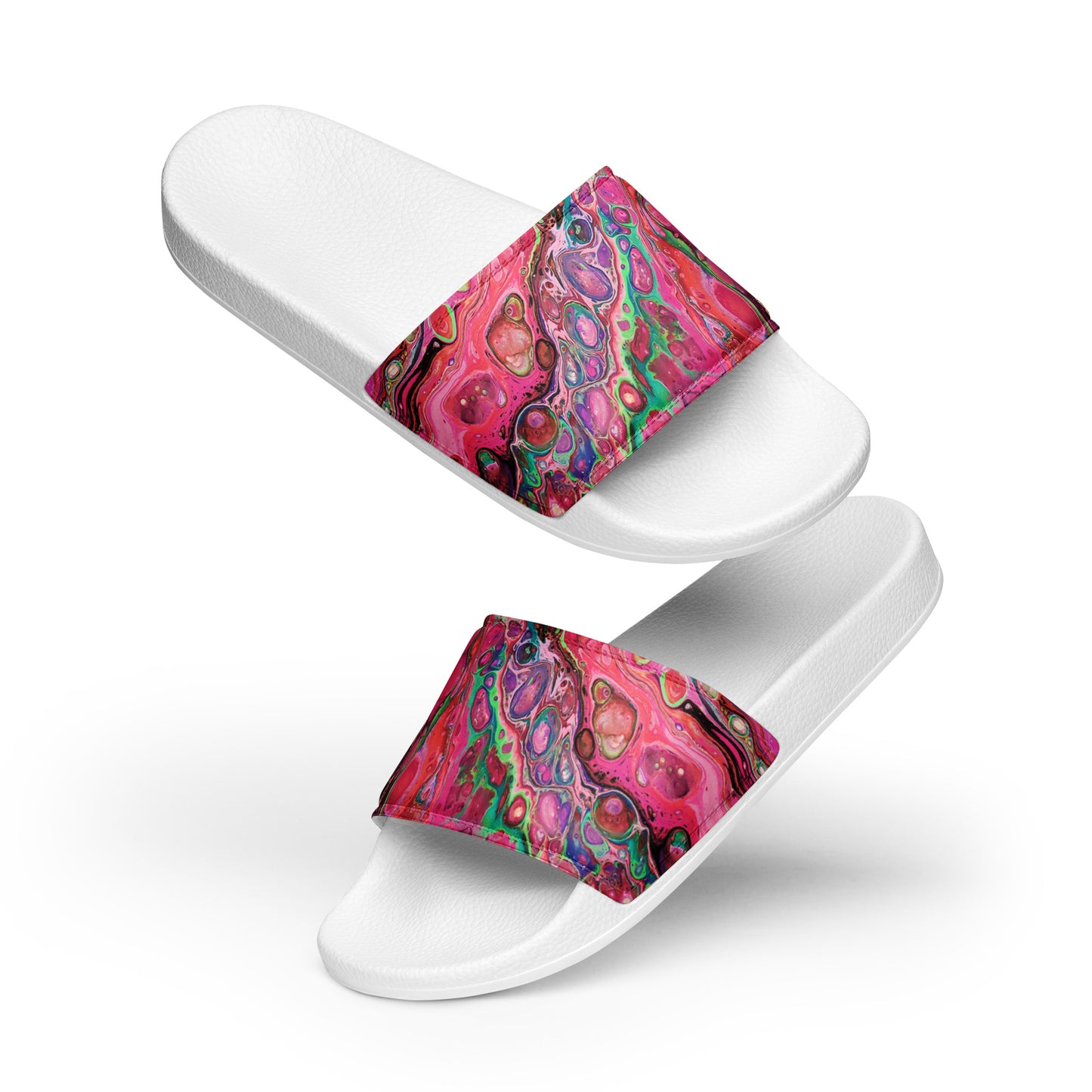 Women's Slides - Fluid Art Design - FA-011-2