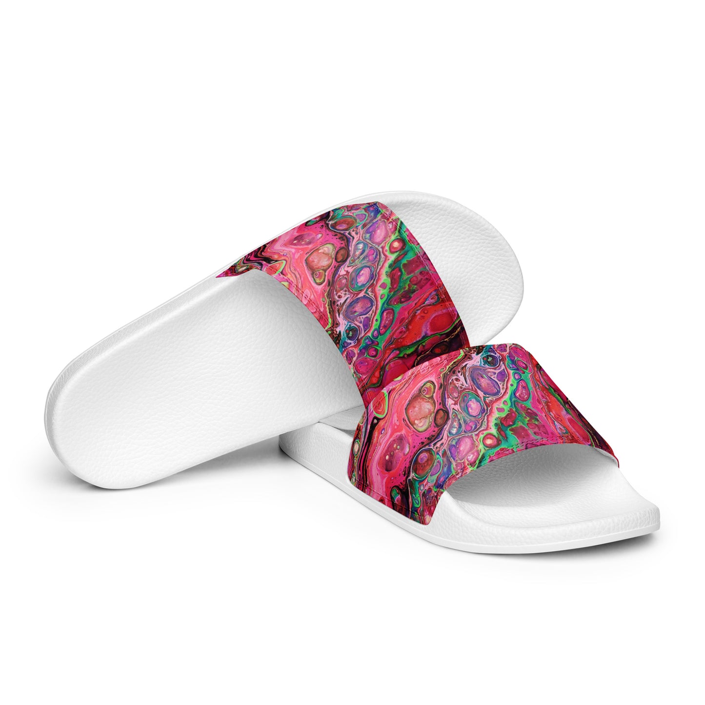 Women's Slides - Fluid Art Design - FA-011-2