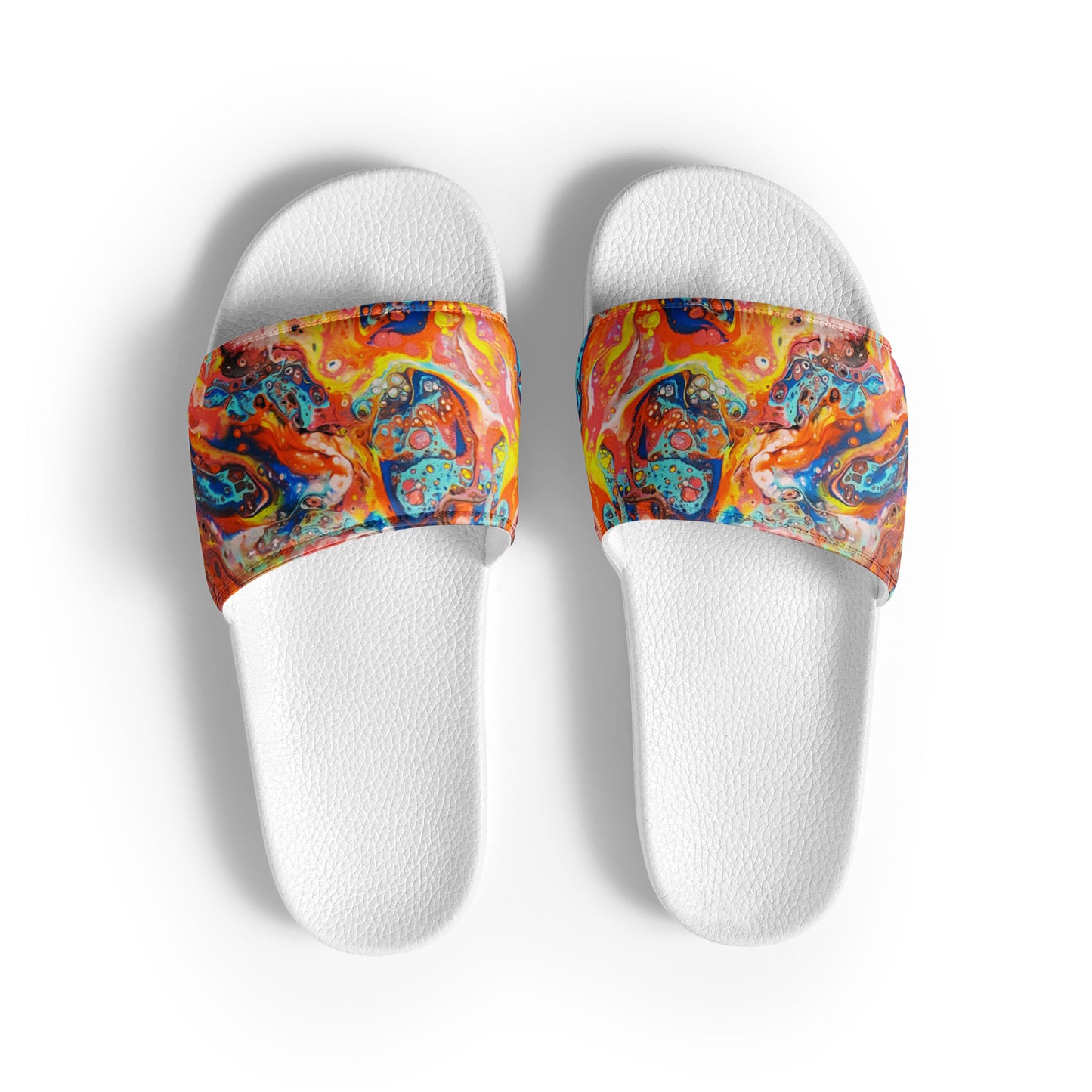 Women's Slides - Fluid Art Design - FA-008-1