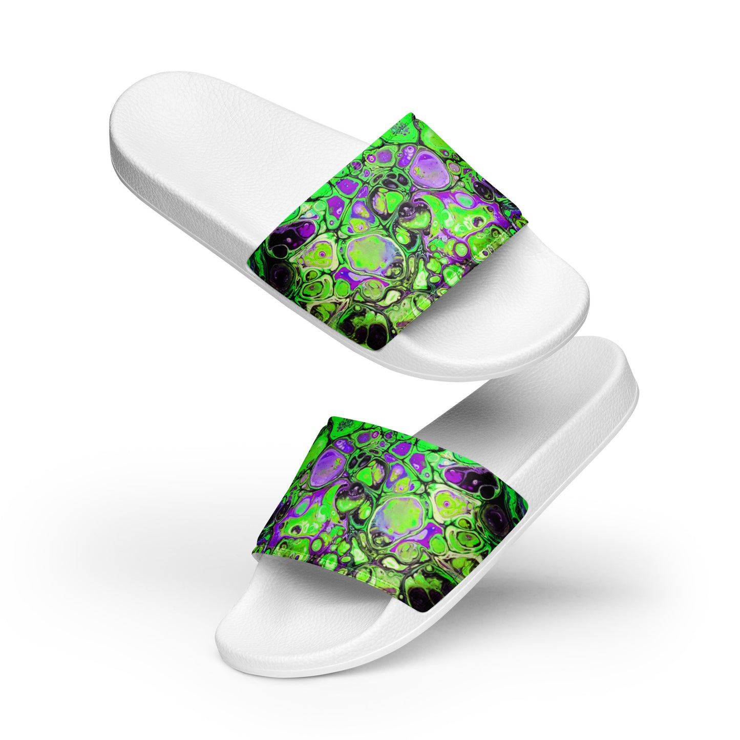 Women's Slides - Fluid Art Design - FA-007B-2