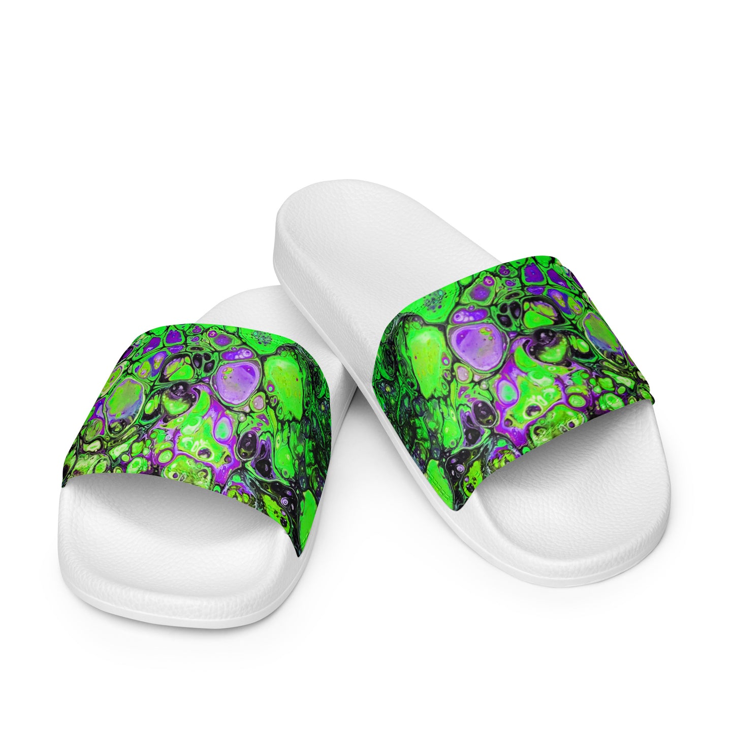 Women's Slides - Fluid Art Design - FA-007B-2