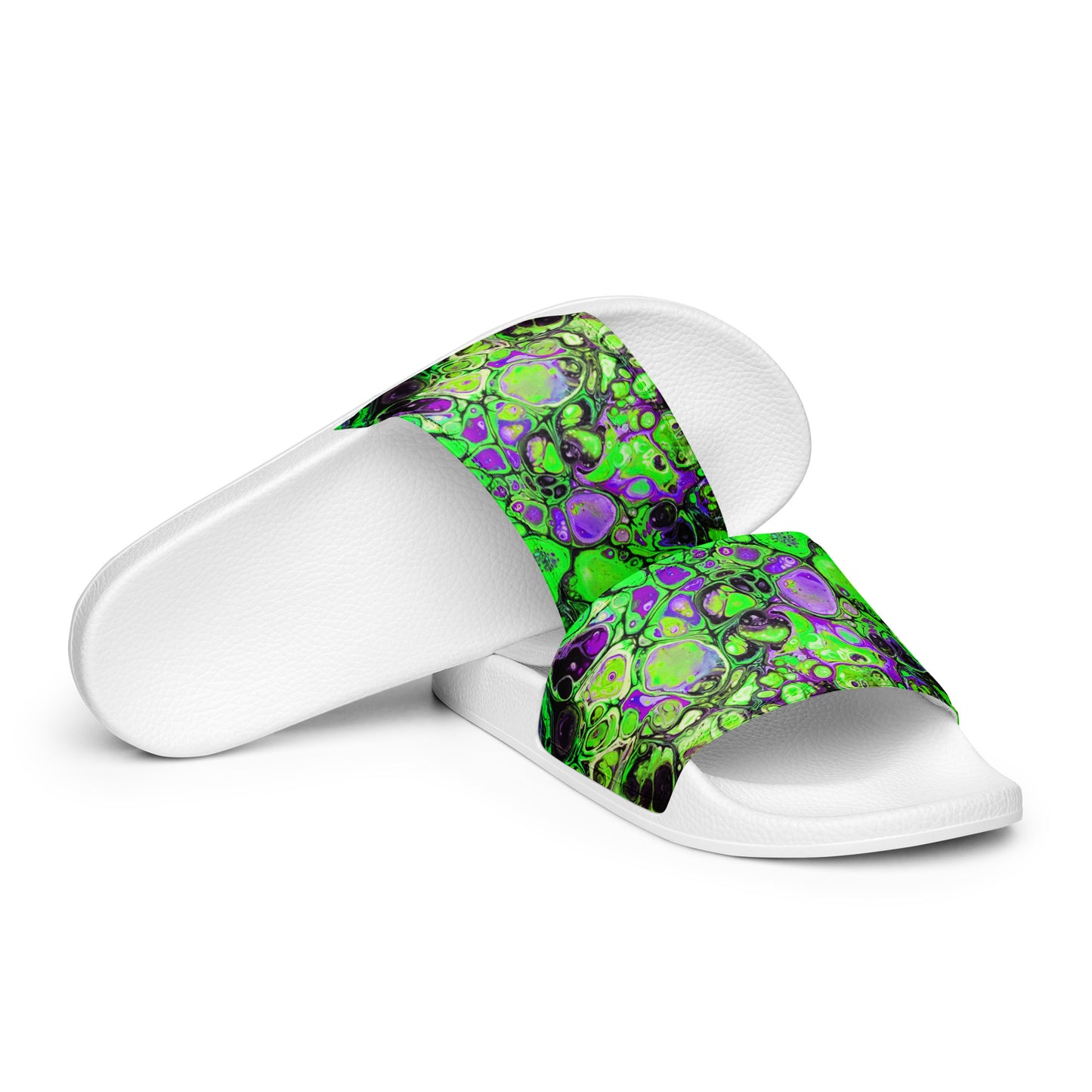 Women's Slides - Fluid Art Design - FA-007B-2