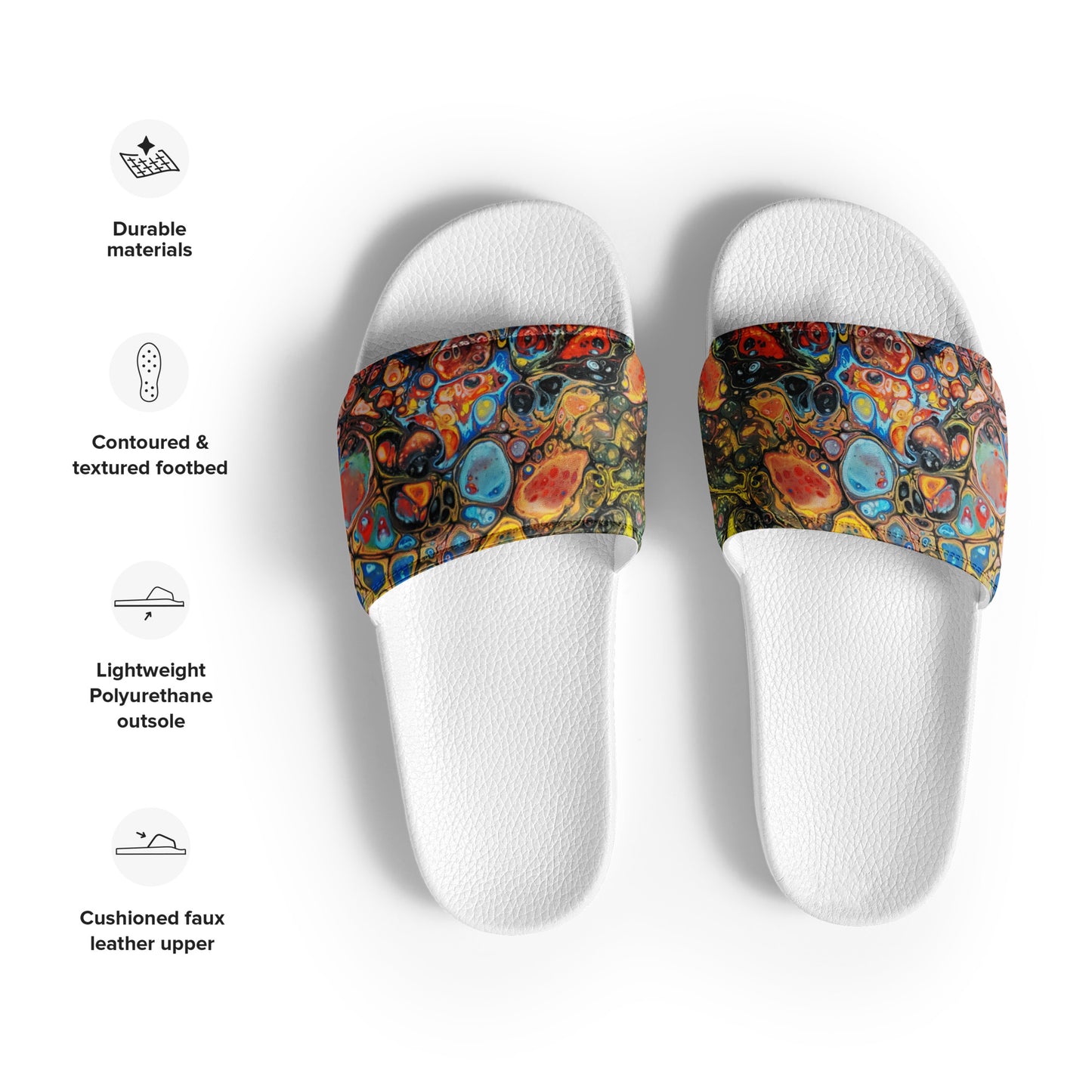 Women's slides - Fluid Art Design - FA-007-2