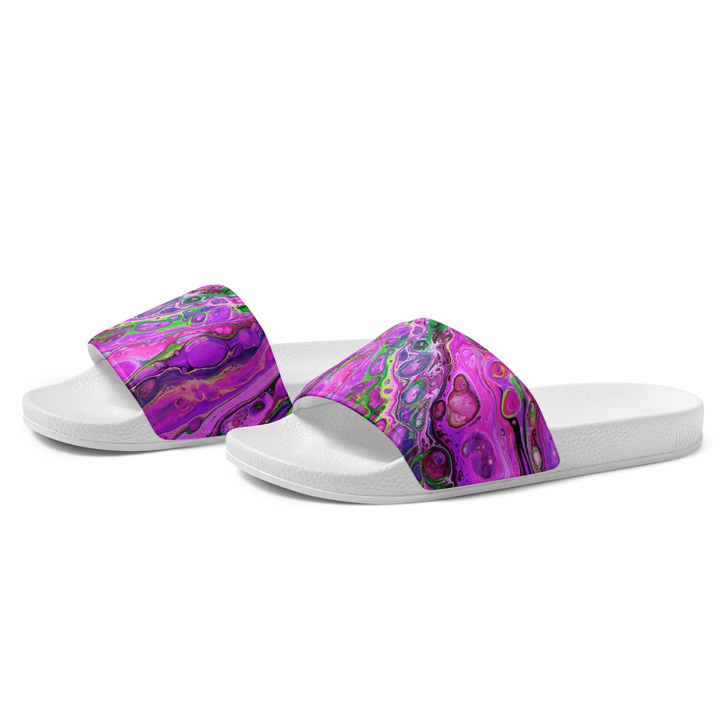 Women's Slides - Fluid Art Design - FA-011D-1