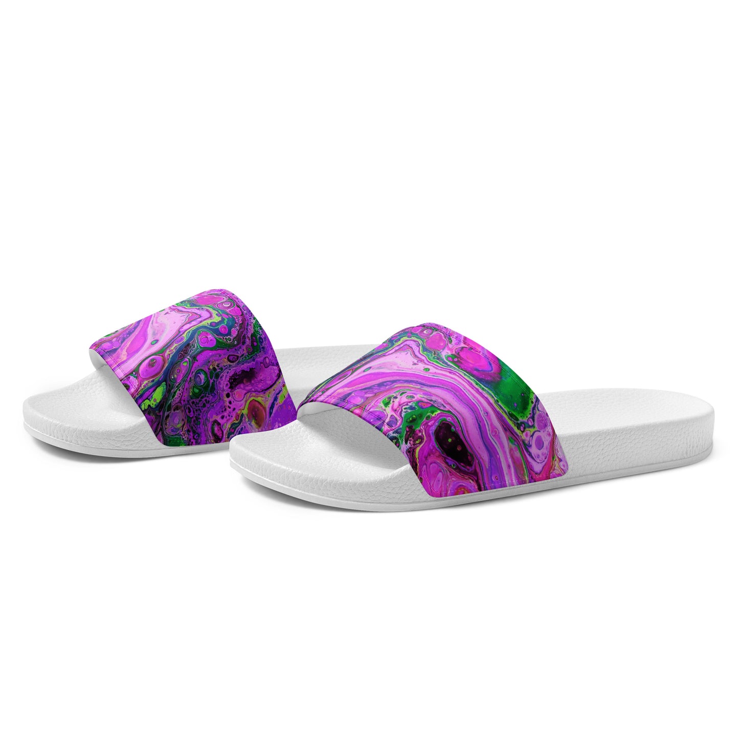 Women's Slides - Fluid Art Design - FA-011D-2