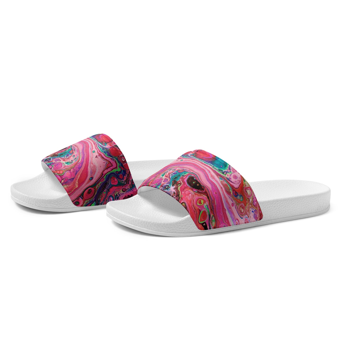 Women's Slides - Fluid Art Design - FA-011-1