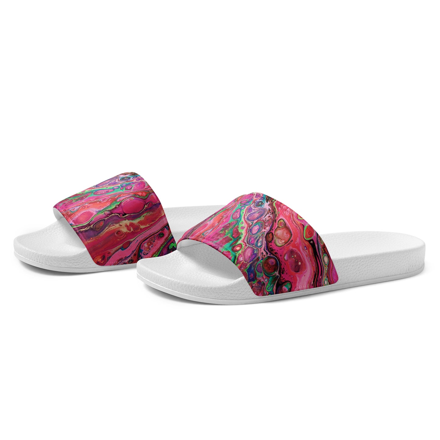 Women's Slides - Fluid Art Design - FA-011-2