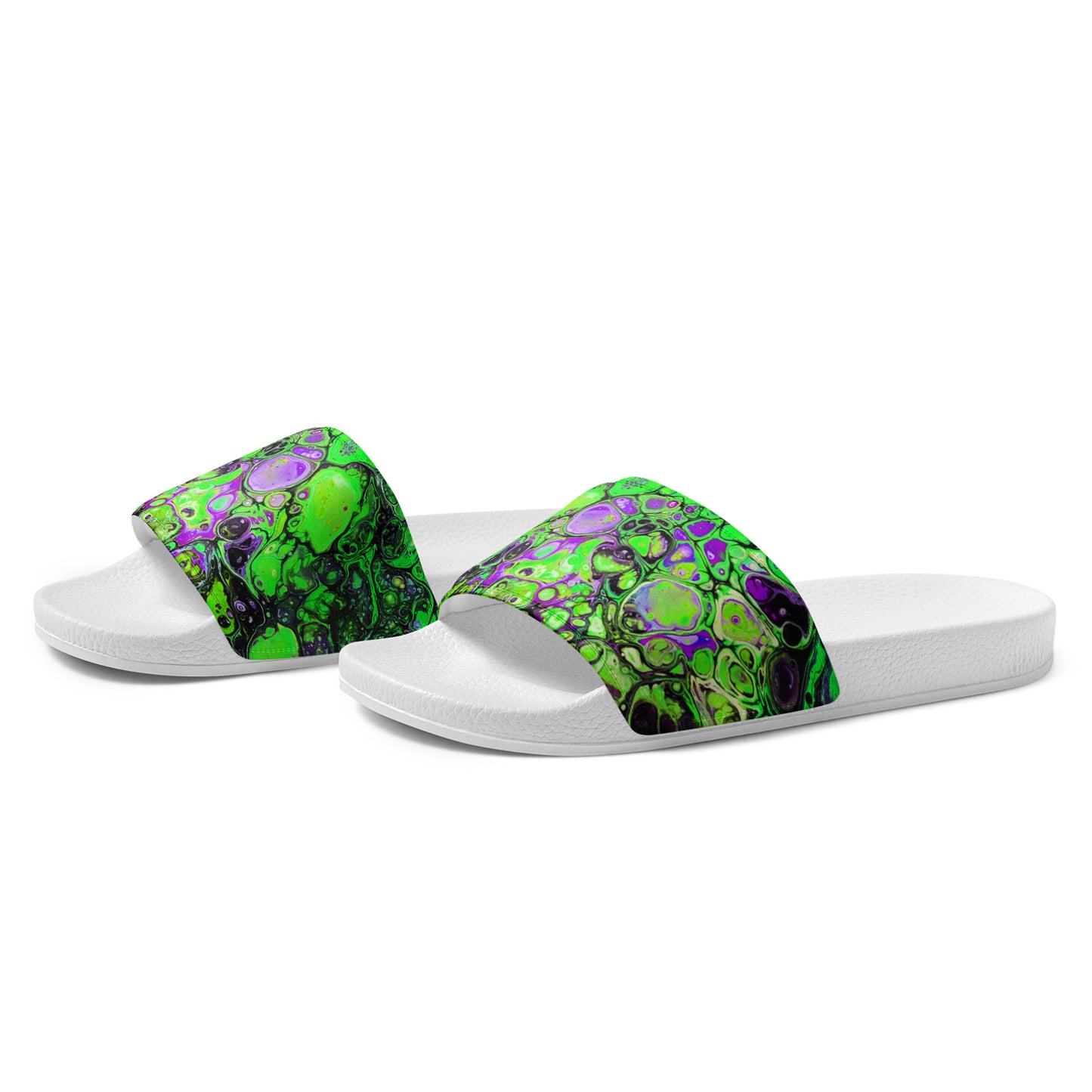 Women's Slides - Fluid Art Design - FA-007B-2