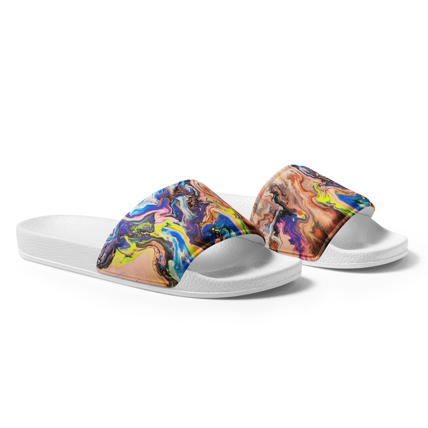 Women's Slides - Fluid Art Design - FA-019B