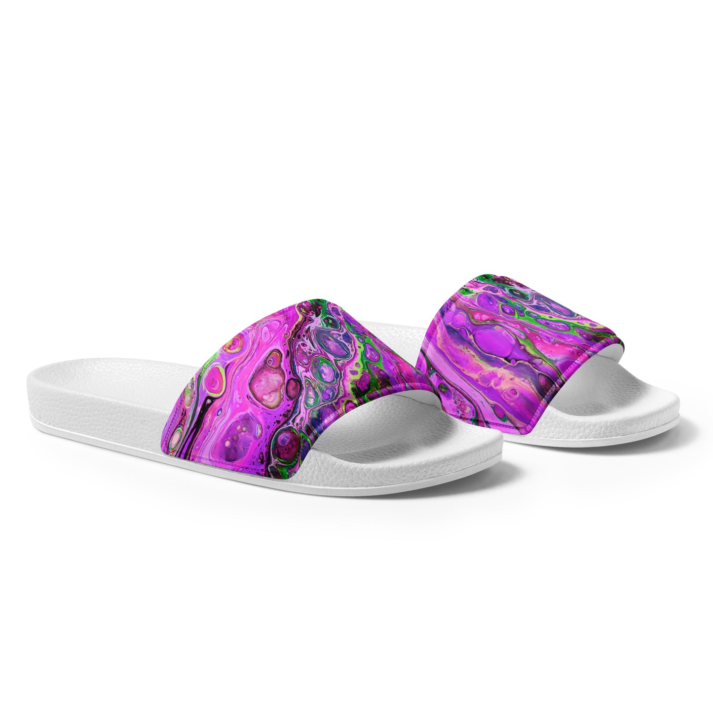 Women's Slides - Fluid Art Design - FA-011D-1