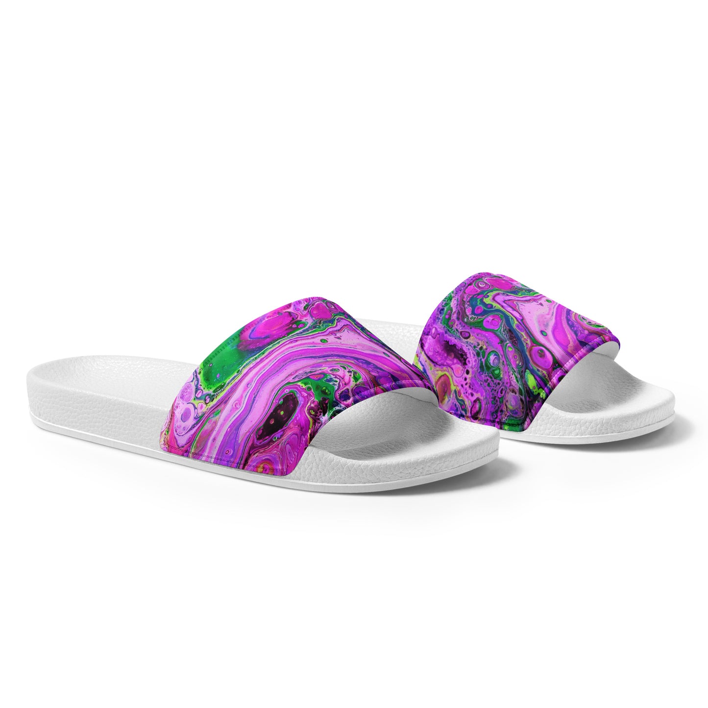 Women's Slides - Fluid Art Design - FA-011D-2