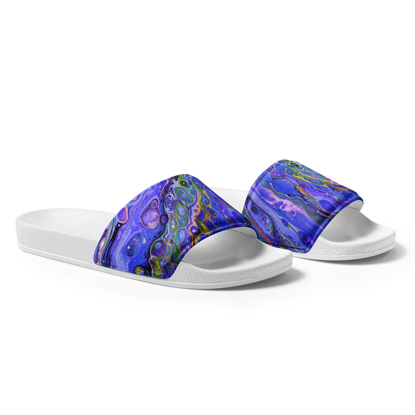 Women's Slides - Fluid Art Design - FA-011B-2