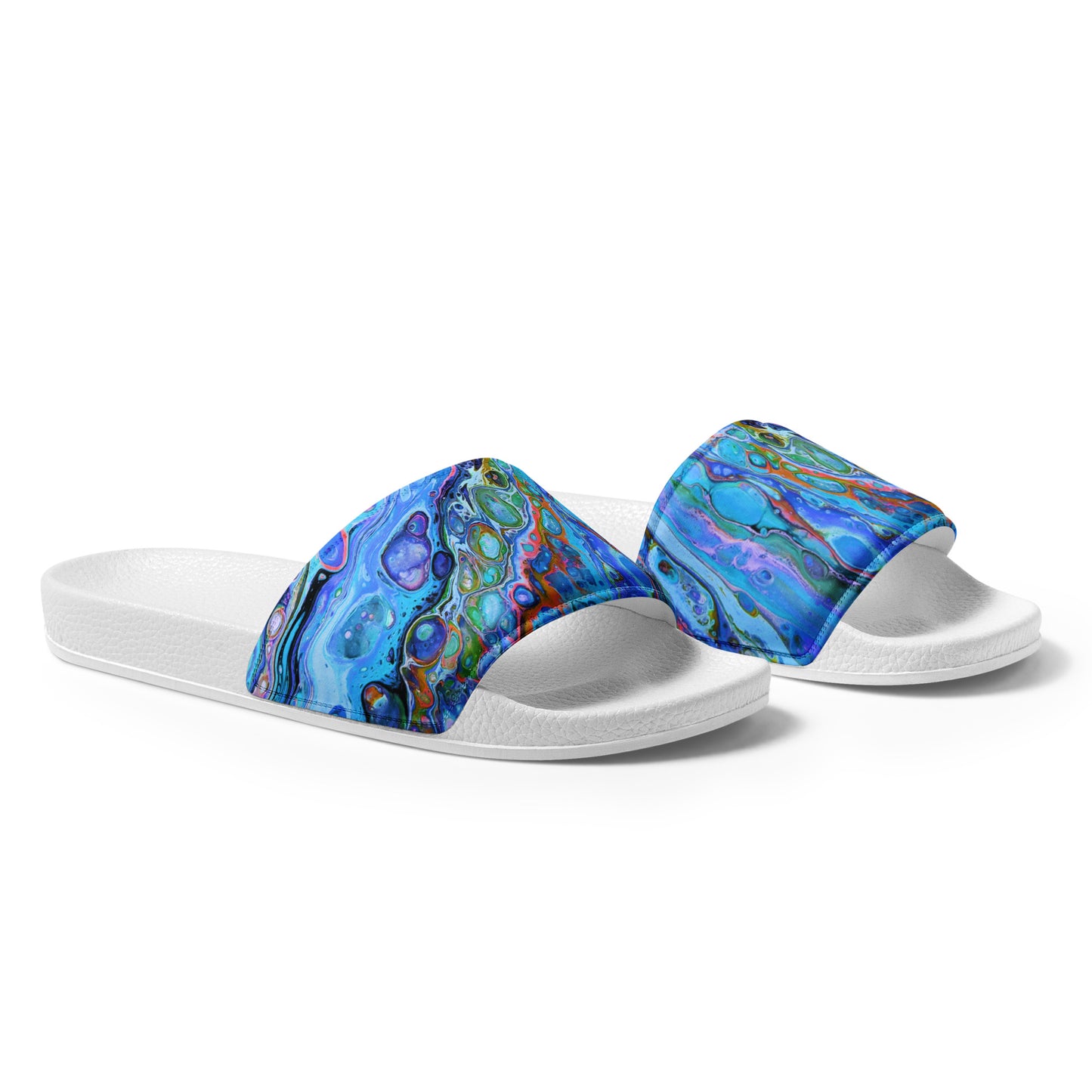 Women's Slides - Fluid Art Design - FA-011A-2