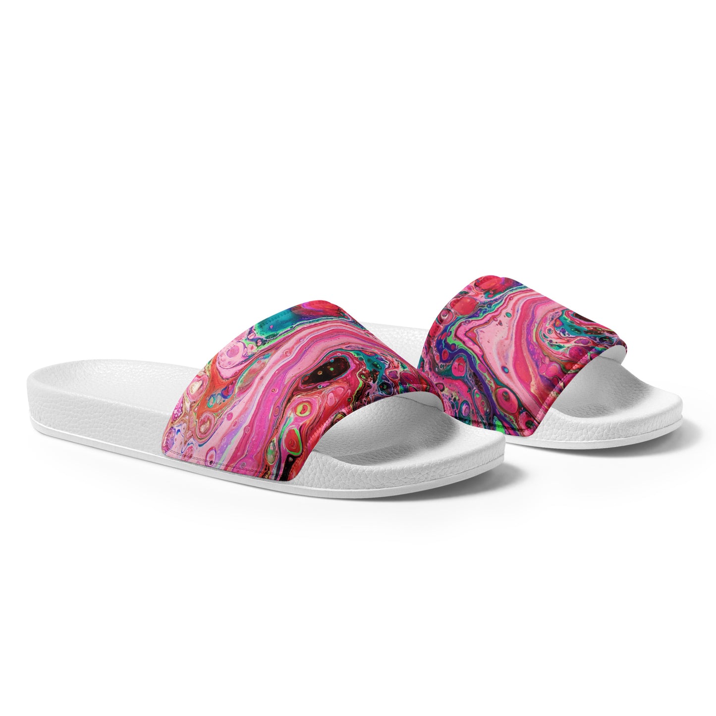 Women's Slides - Fluid Art Design - FA-011-1