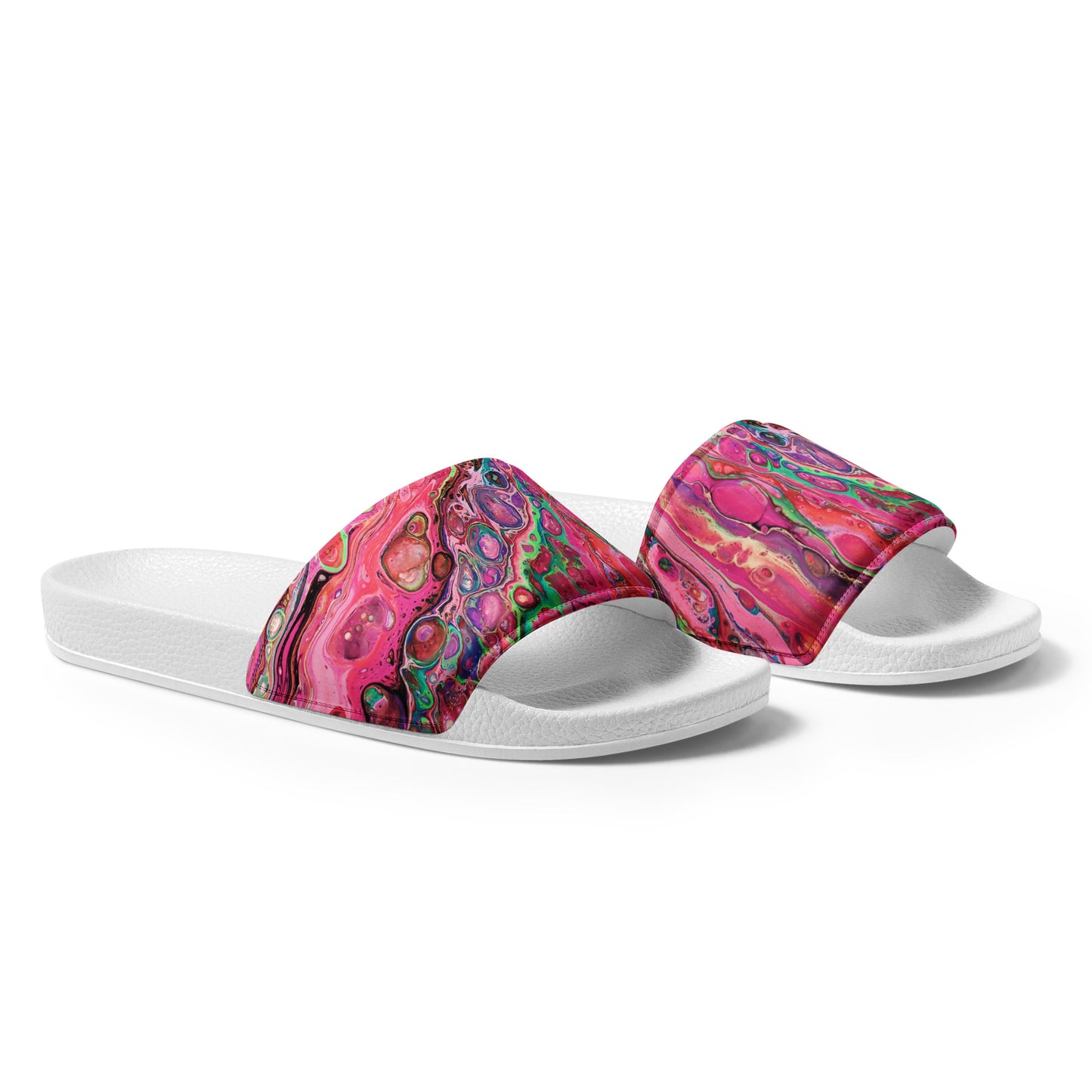 Women's Slides - Fluid Art Design - FA-011-2